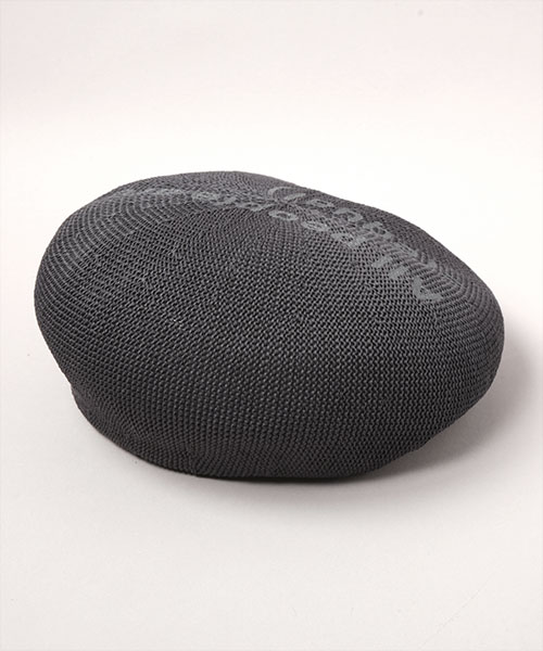 EQUAL BERET CHARCOAL GRAY ONESIZE